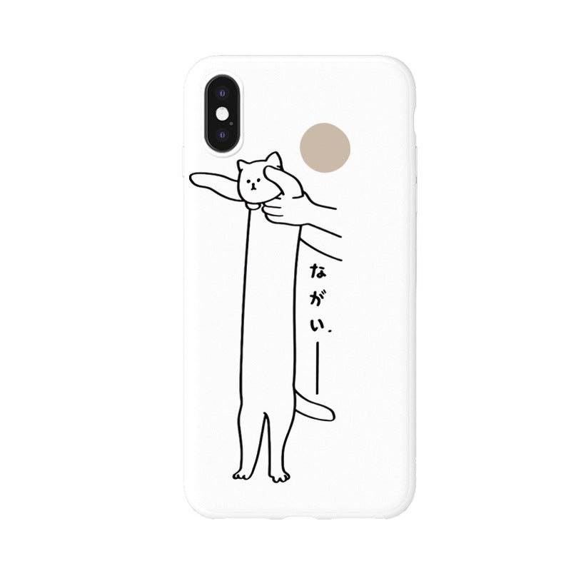 「iPhone」Japanese Style Cat or Bears Soft Coverphone accessories - Three Fleas
