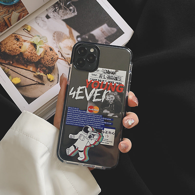 「iPhone」Stylish Astronaut Soft Casephone accessories - Three Fleas