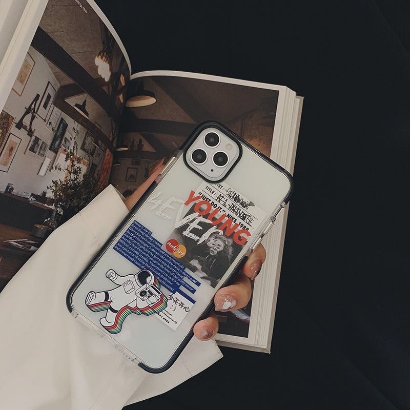 「iPhone」Stylish Astronaut Soft Casephone accessories - Three Fleas