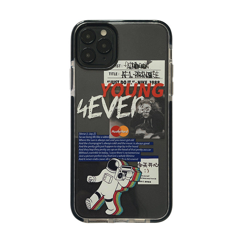 「iPhone」Stylish Astronaut Soft Casephone accessories - Three Fleas
