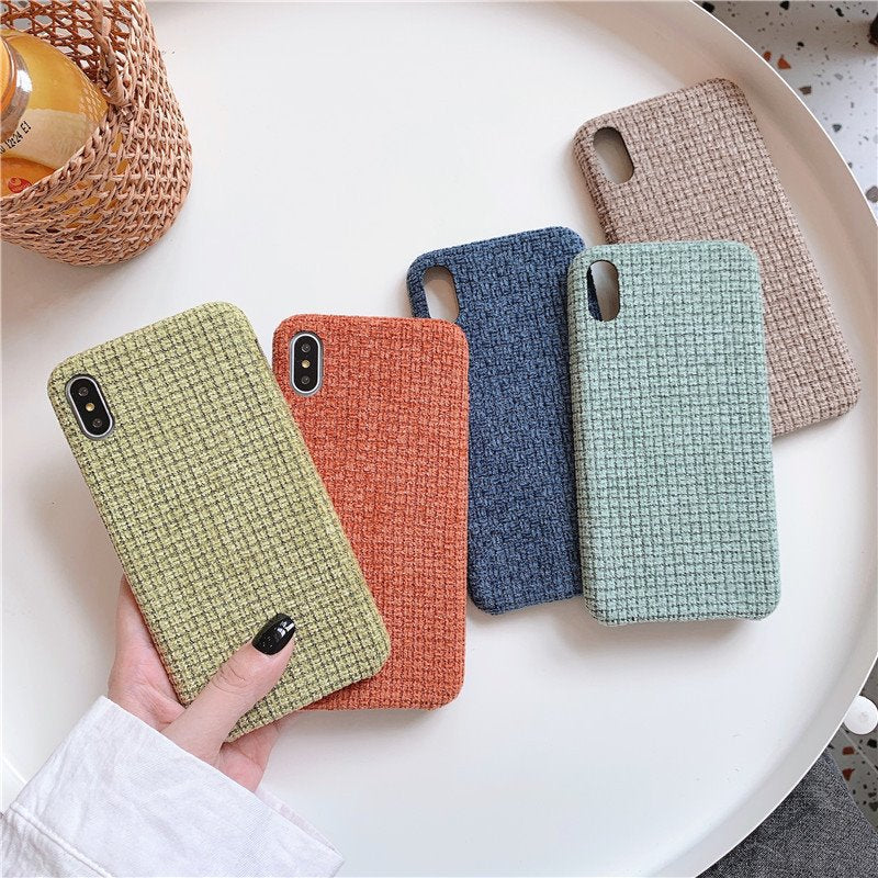 「iPhone」Simple Pure Color Casephone accessories - Three Fleas