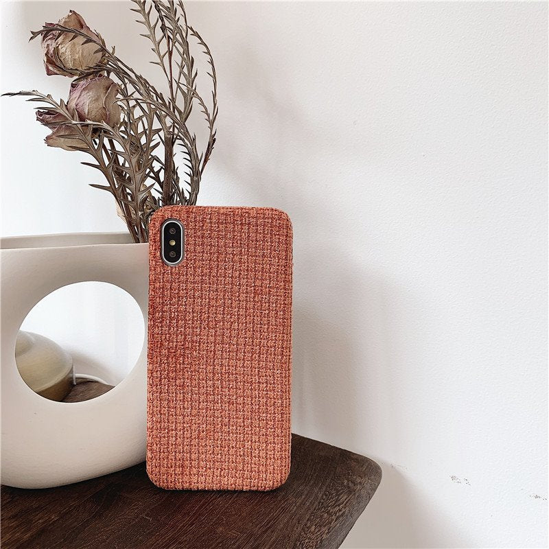 「iPhone」Simple Pure Color Casephone accessories - Three Fleas