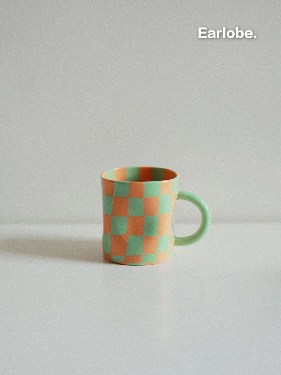 Ceramic Cups/Plates Three Fleas