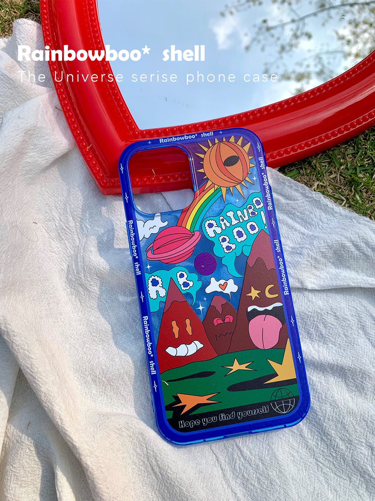 Unique Monster Couple Case-blue