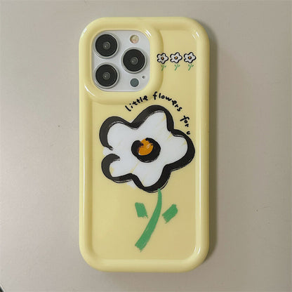 iPhone Cover | Delight Yellow Flowerphone accessories - Three Fleas