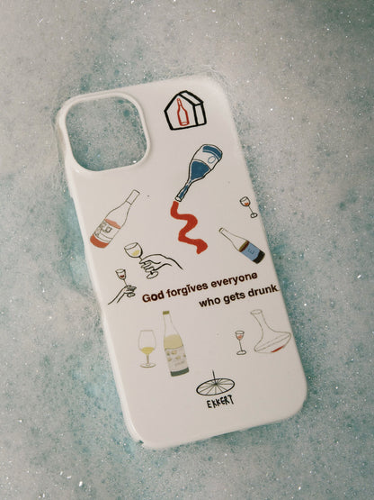😇 God will forgive everyone who gets drunkphone accessories - Three Fleas