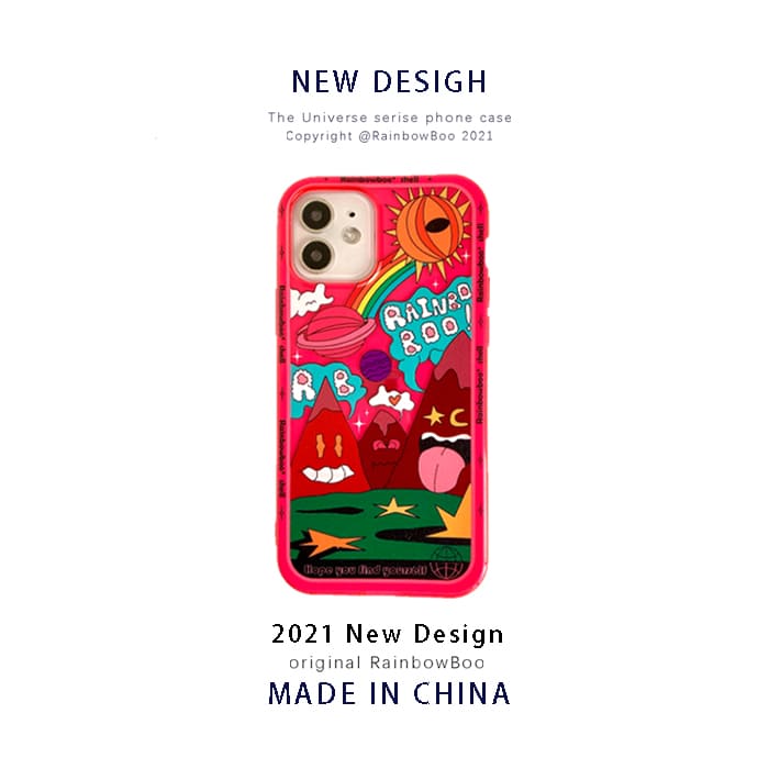 Unique Monster Couple Case-red