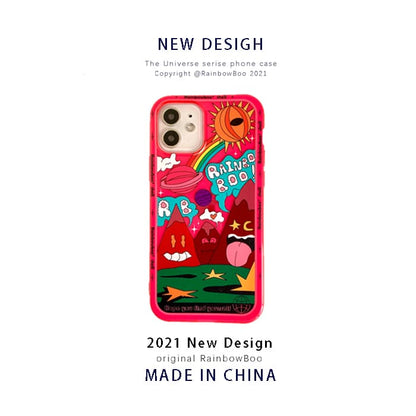 Unique Monster Couple Case-red