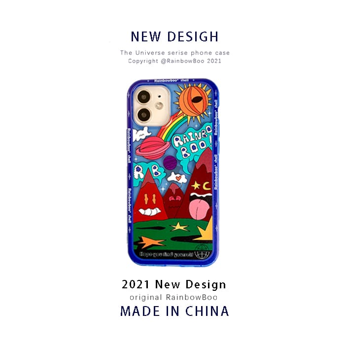 Unique Monster Couple Case-blue
