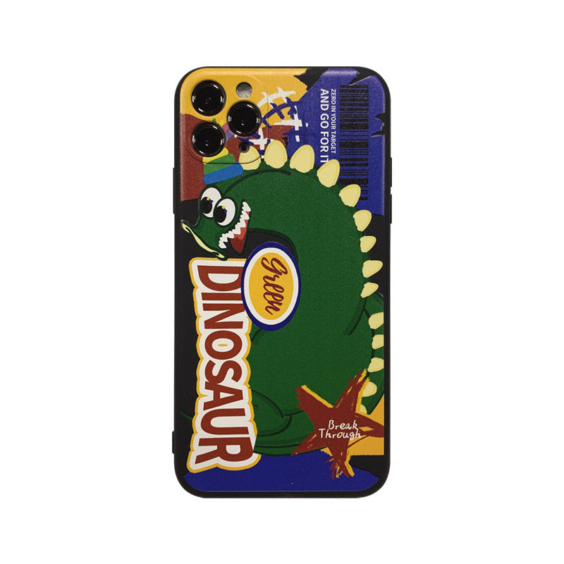 「iPhone」 Monster Dinosaur Soft Coverphone accessories - Three Fleas