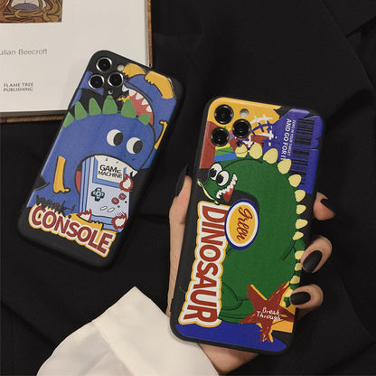 「iPhone」 Monster Dinosaur Soft Coverphone accessories - Three Fleas
