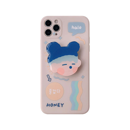 「iPhone」Boy Blue Cover with Holderphone accessories - Three Fleas