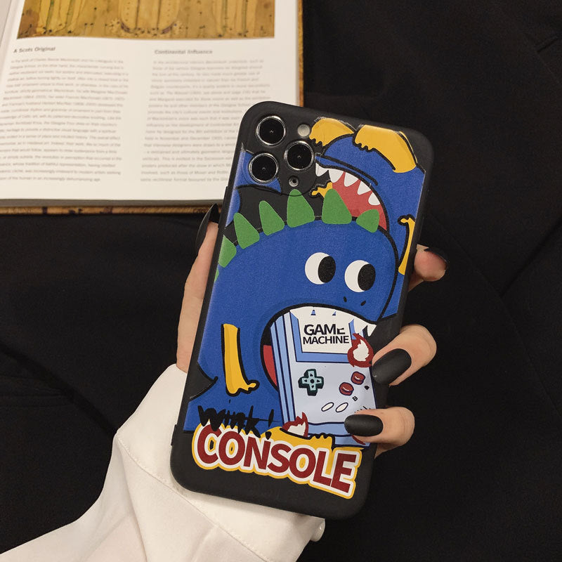 「iPhone」 Monster Dinosaur Soft Coverphone accessories - Three Fleas
