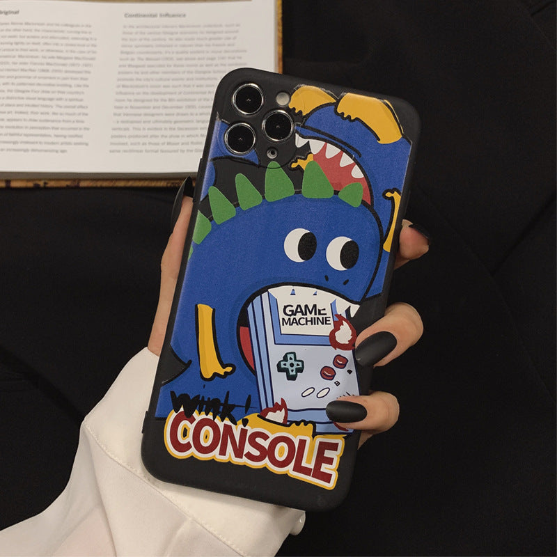「iPhone」 Monster Dinosaur Soft Coverphone accessories - Three Fleas