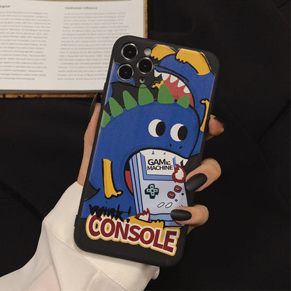 「iPhone」 Monster Dinosaur Soft Coverphone accessories - Three Fleas
