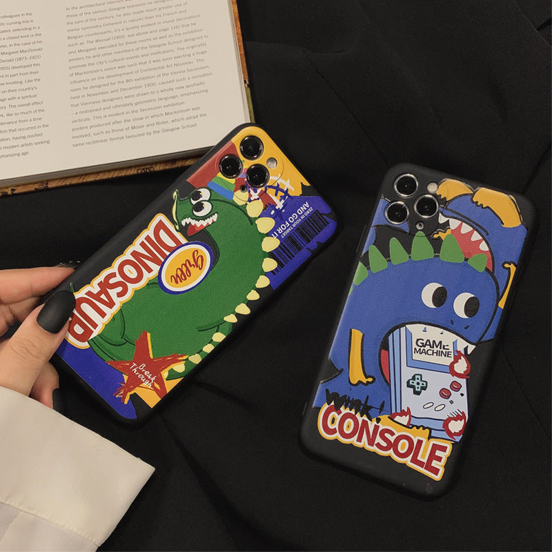 「iPhone」 Monster Dinosaur Soft Coverphone accessories - Three Fleas