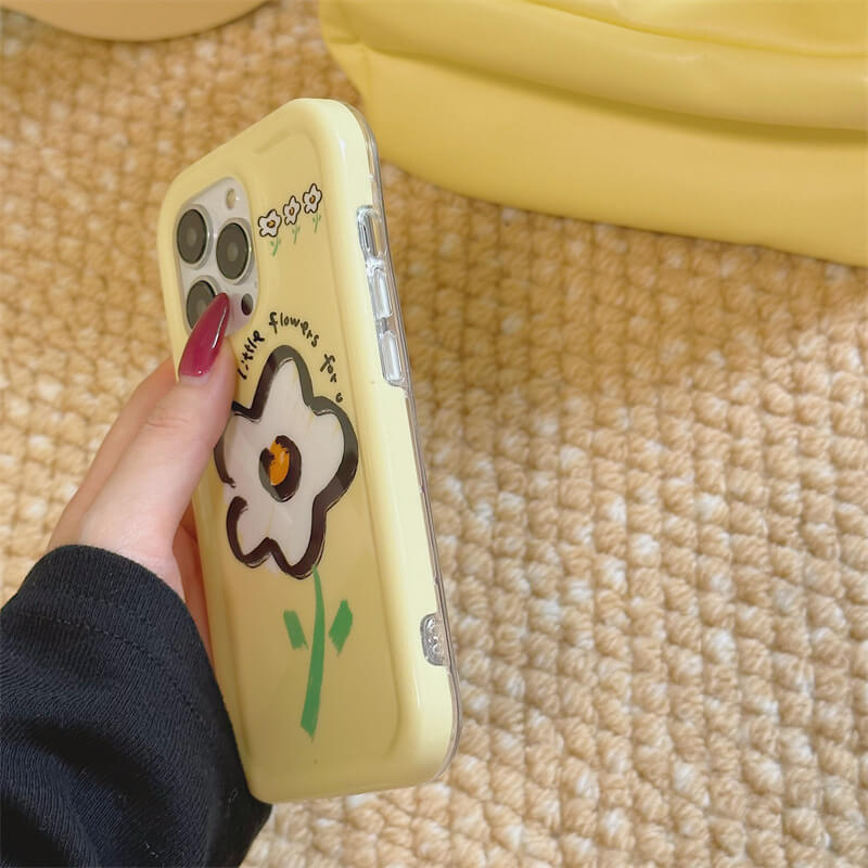 iPhone Cover | Delight Yellow Flowerphone accessories - Three Fleas