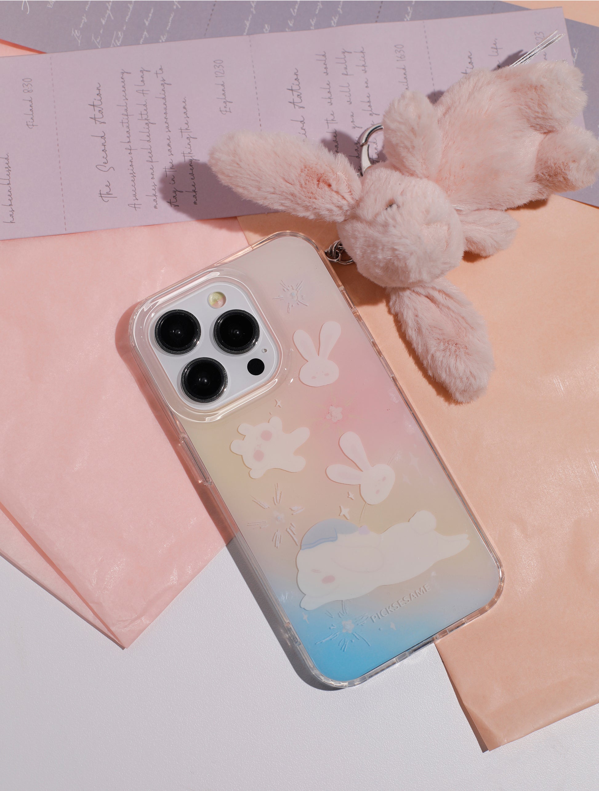Sleepy Bunnyphone accessories - Three Fleas