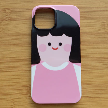 Simple smile couple phone case | phone accessories | Three Fleas