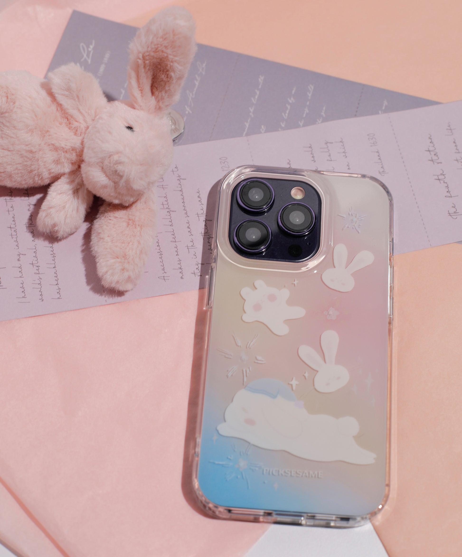 Sleepy Bunnyphone accessories - Three Fleas