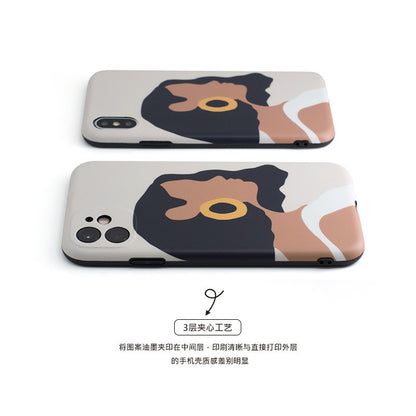 「iPhone」Girl Soft Coverphone accessories - Three Fleas
