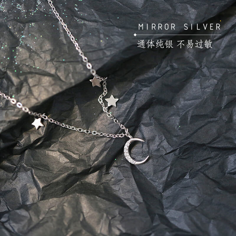 「Bracelet」Moon & Stars BraceletBracelet - Three Fleas