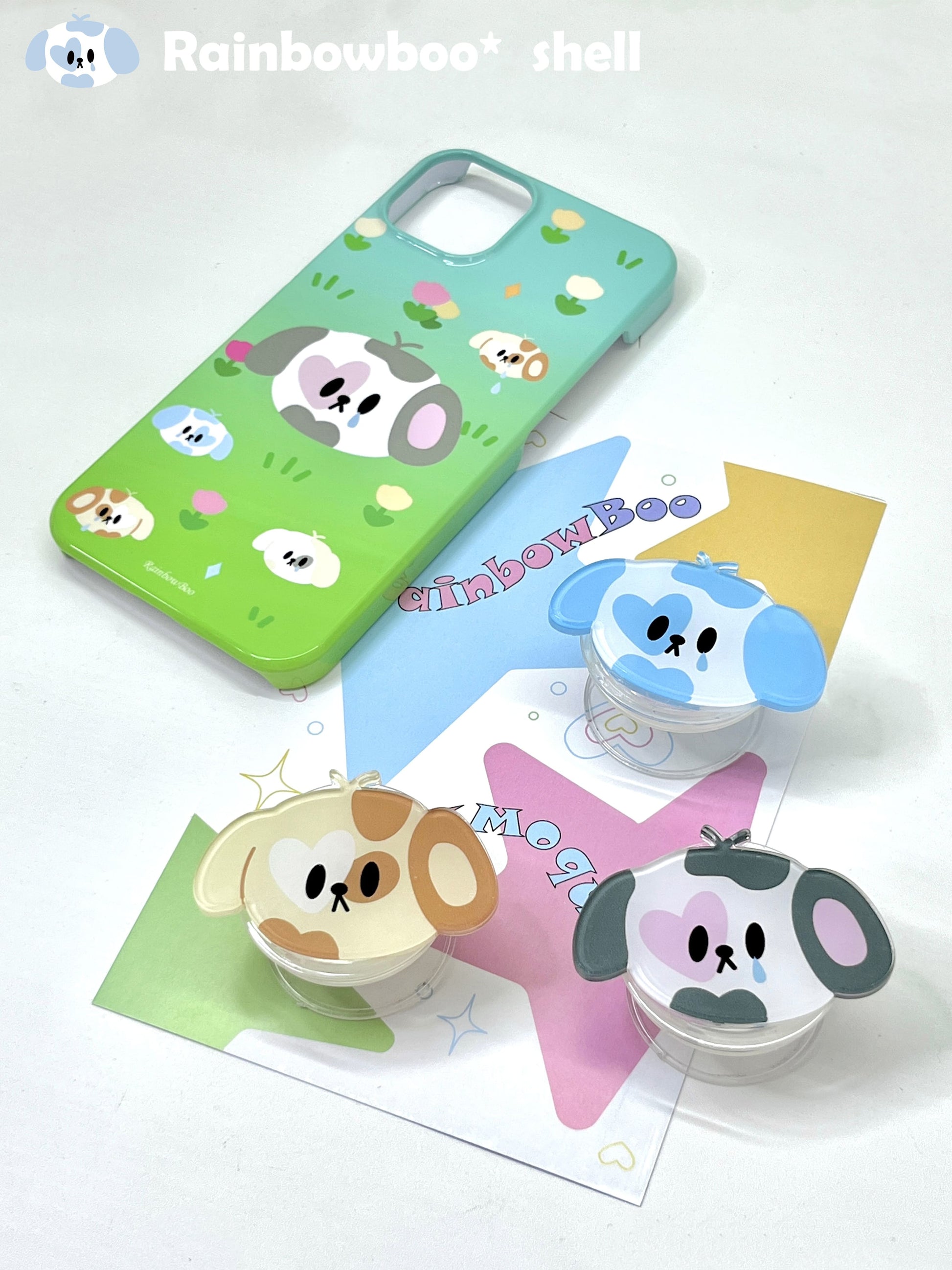 Crying cute dogphone accessories - Three Fleas