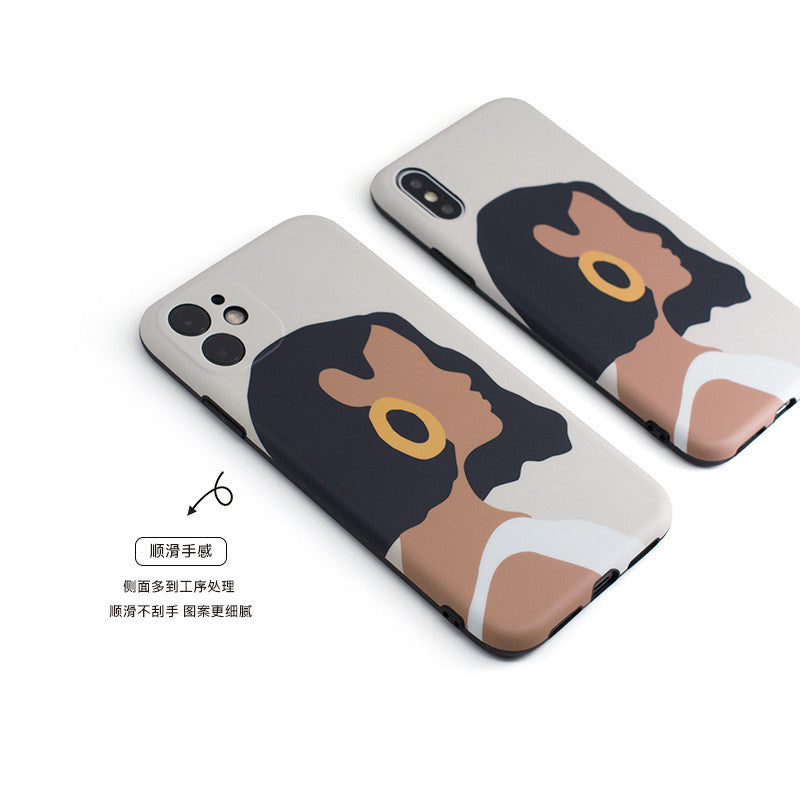 「iPhone」Girl Soft Coverphone accessories - Three Fleas