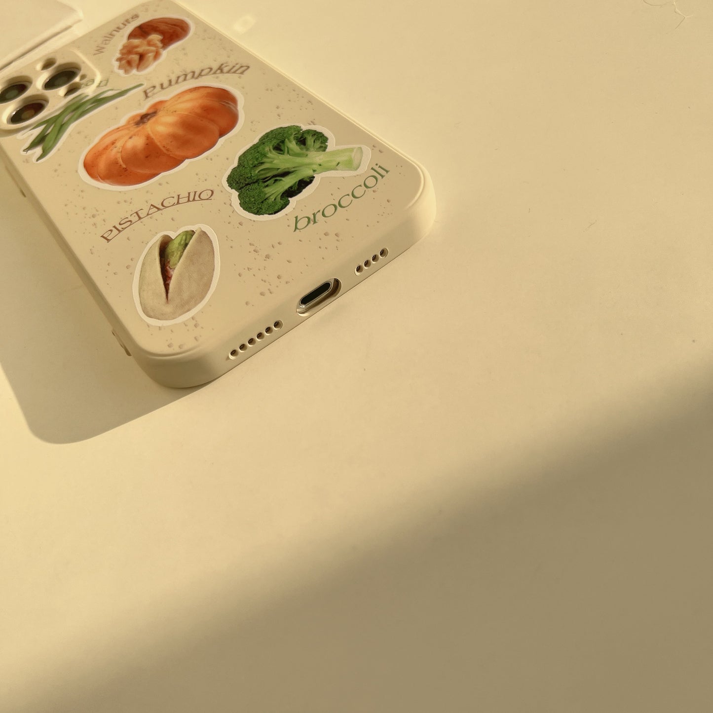 「iPhone」Walnut, Pumpkin, Pistachio, Broccoli Liquid Silicone Coverphone accessories - Three Fleas
