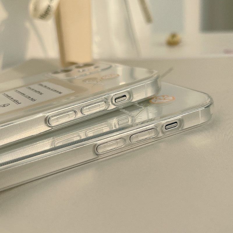 「iPhone」Simple and Original Hand-painted Flowers iPhone Shellphone accessories - Three Fleas