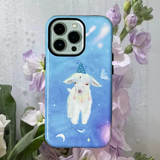 Lamb Printed Phone Case