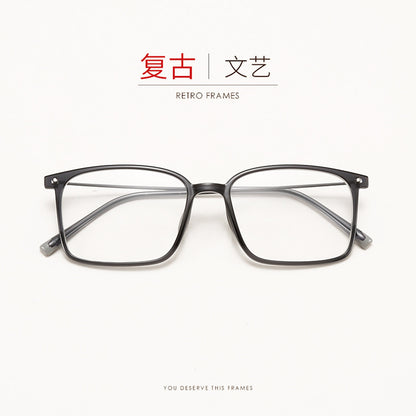 「Spectacle Frame」Retro Square Ultra-light FrameGlasss - Three Fleas