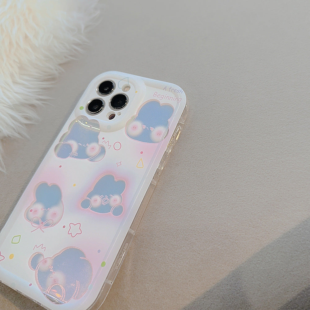 「iPhone」Laser Pink Rabbitphone accessories - Three Fleas