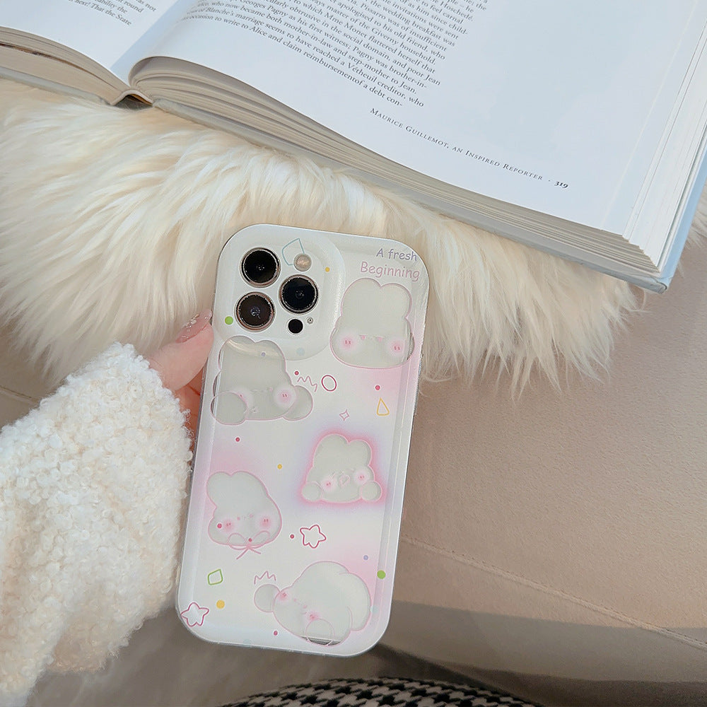 「iPhone」Laser Pink Rabbitphone accessories - Three Fleas