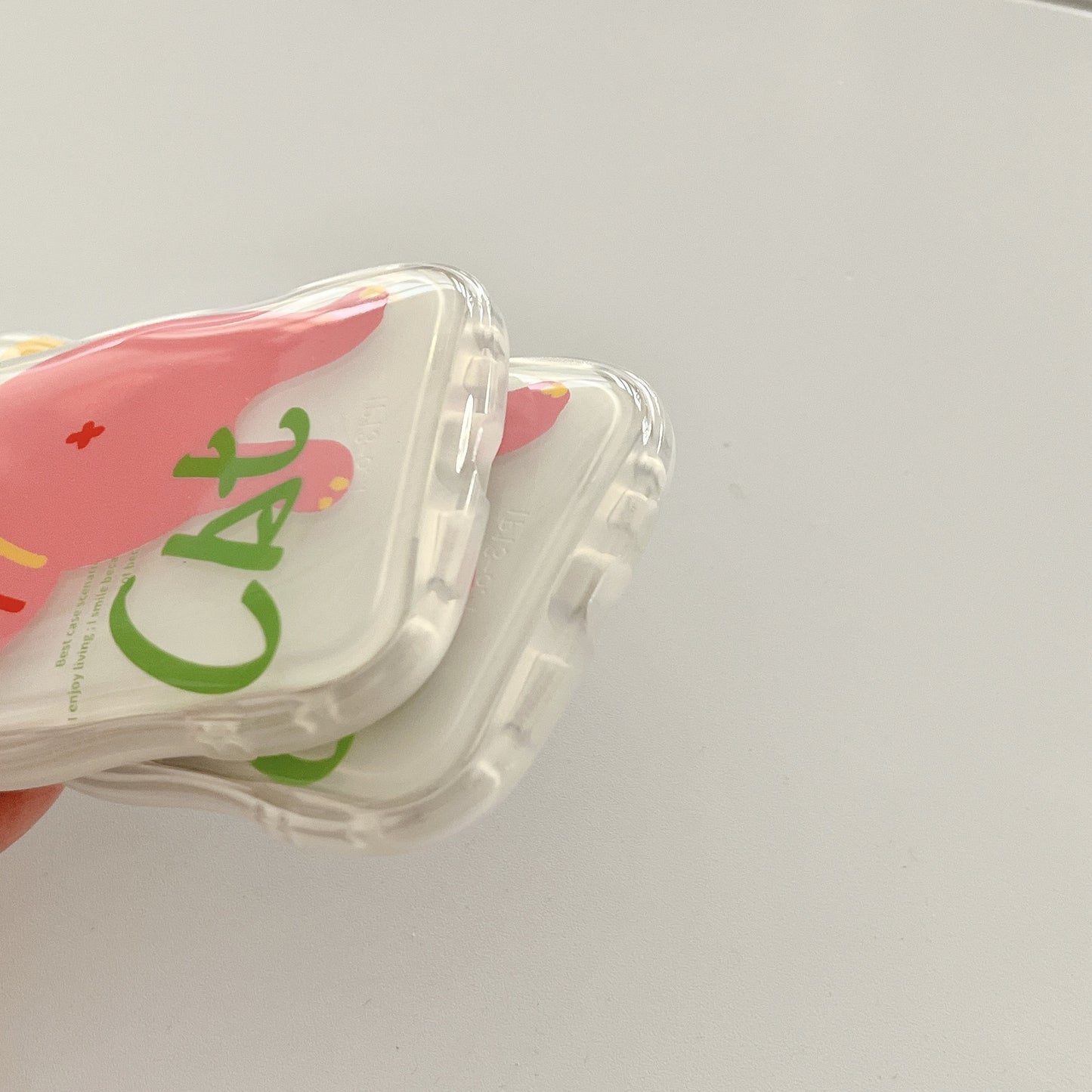 「iPhone」Pinky Little Cat Curvy Casephone accessories - Three Fleas