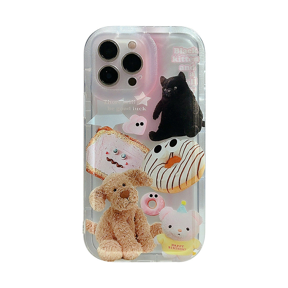 「iPhone」Sticker Pink Soft Protective Coverphone accessories - Three Fleas