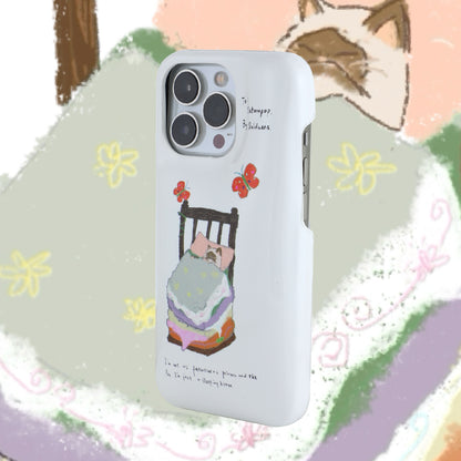 「Original」The cat and the pea soft airbag phone case