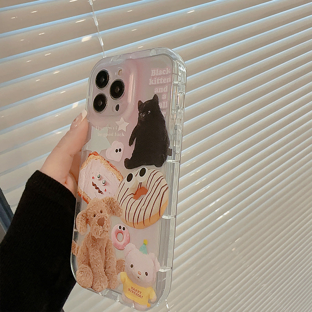「iPhone」Sticker Pink Soft Protective Coverphone accessories - Three Fleas
