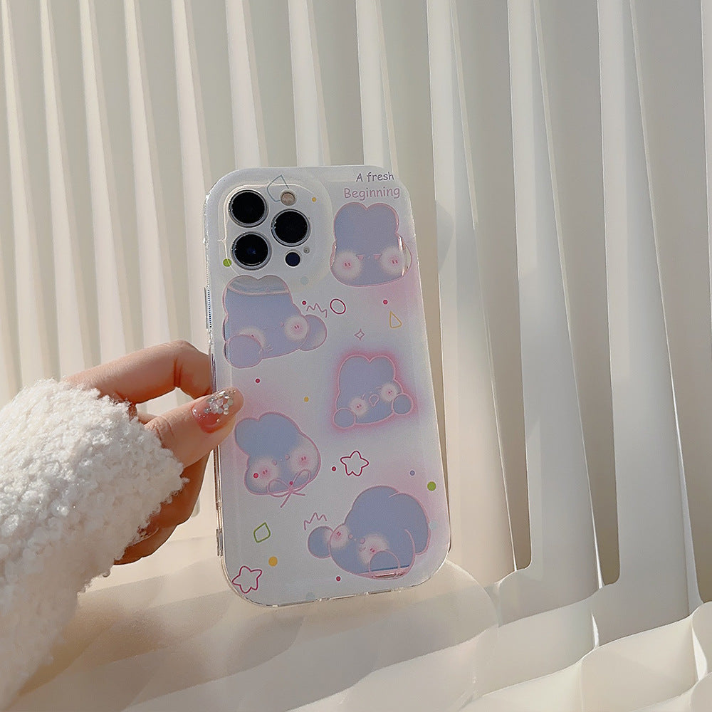 「iPhone」Laser Pink Rabbitphone accessories - Three Fleas