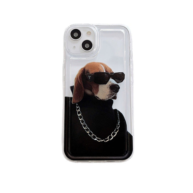 「iPhone」Funky Cat and Dog Protective Air-Cusion Coverphone accessories - Three Fleas