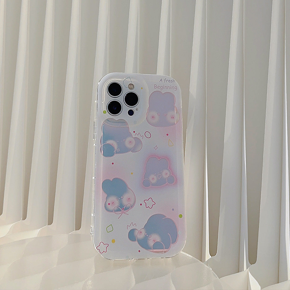 「iPhone」Laser Pink Rabbitphone accessories - Three Fleas