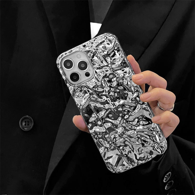 「iPhone, HUAWEI, HONOR」Silver Ripple Coverphone accessories - Three Fleas