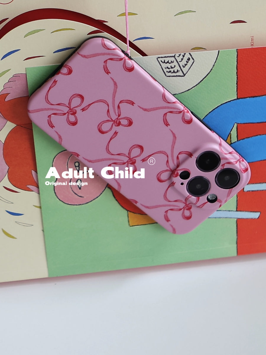 Gentle Pink Bow Phone Case