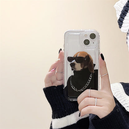 「iPhone」Funky Cat and Dog Protective Air-Cusion Coverphone accessories - Three Fleas