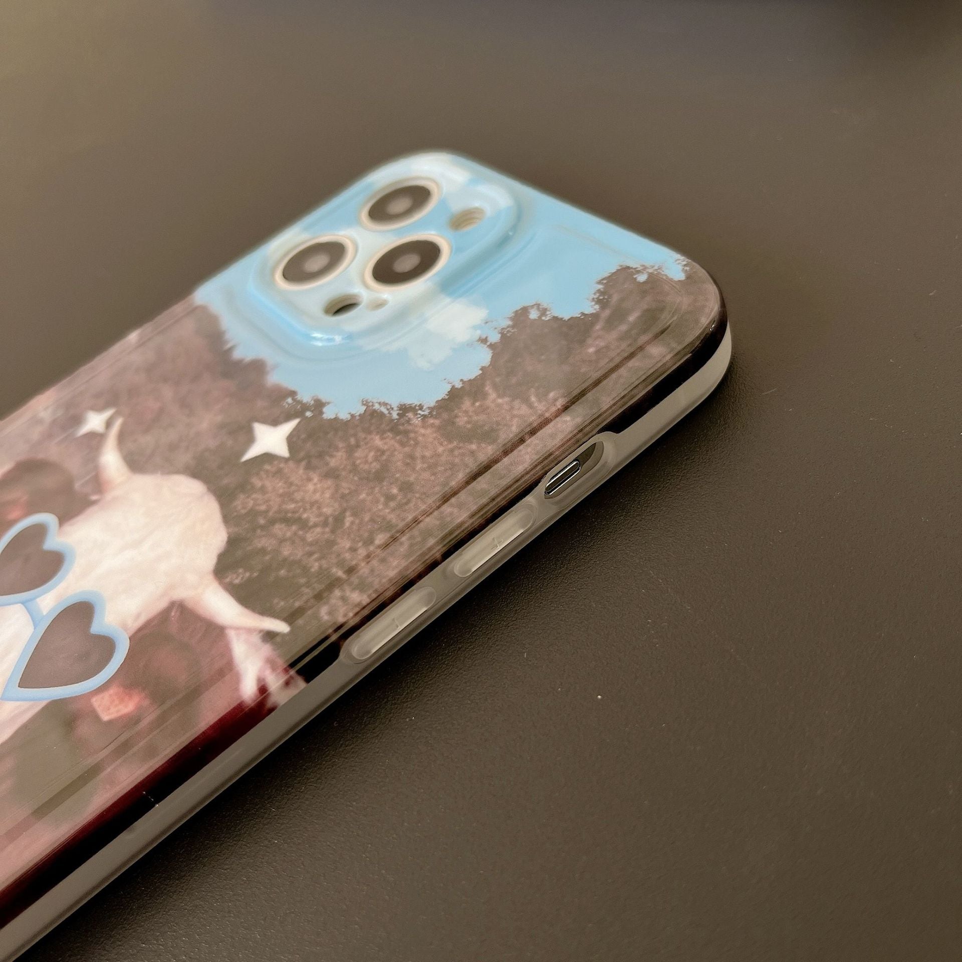 「iPhone」Funky Cow with Sunglasses Soft Coverphone accessories - Three Fleas