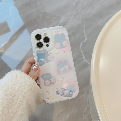 「iPhone」Laser Pink Rabbitphone accessories - Three Fleas