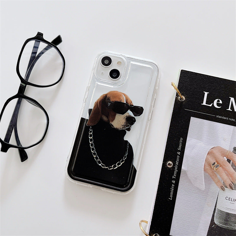 「iPhone」Funky Cat and Dog Protective Air-Cusion Coverphone accessories - Three Fleas