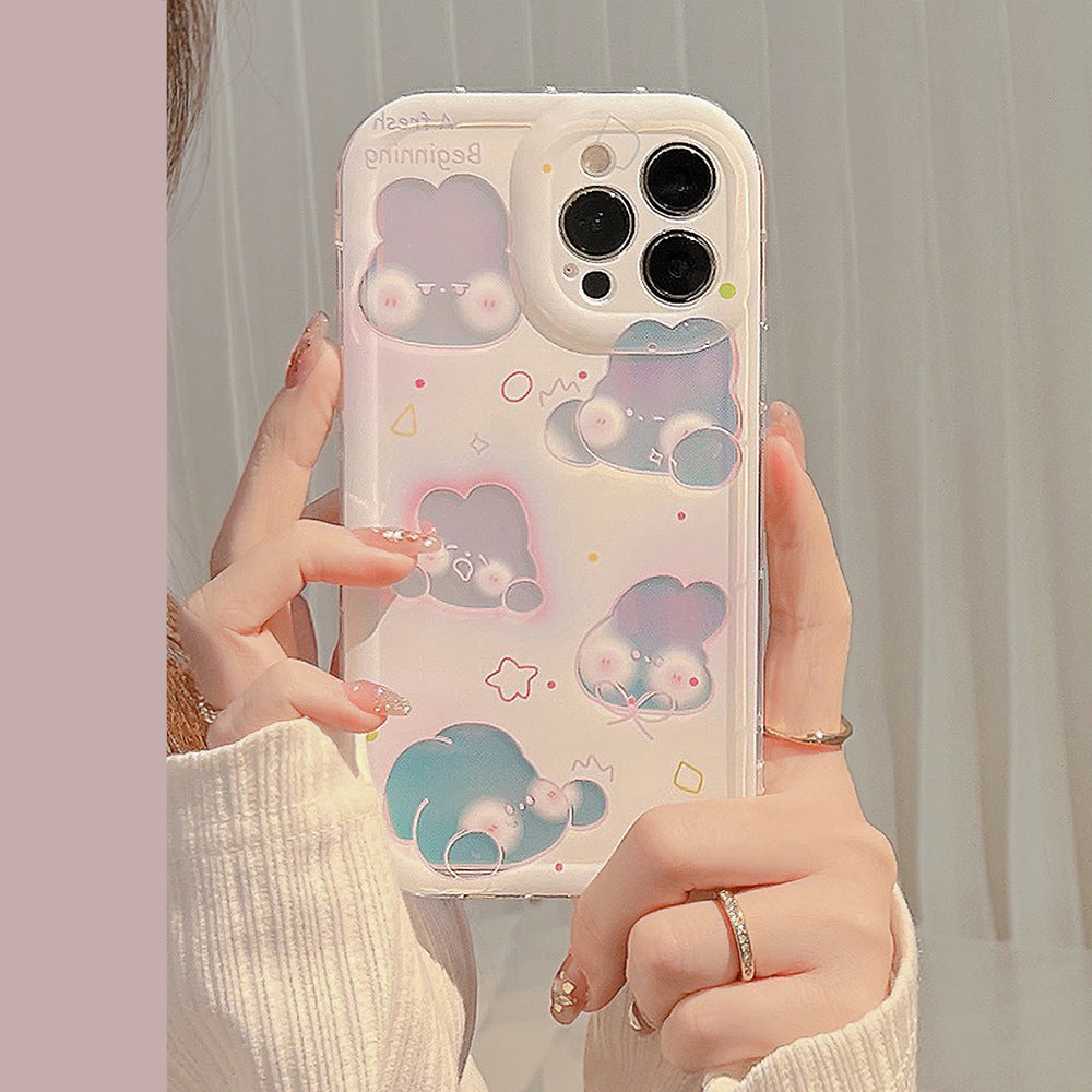 「iPhone」Laser Pink Rabbitphone accessories - Three Fleas