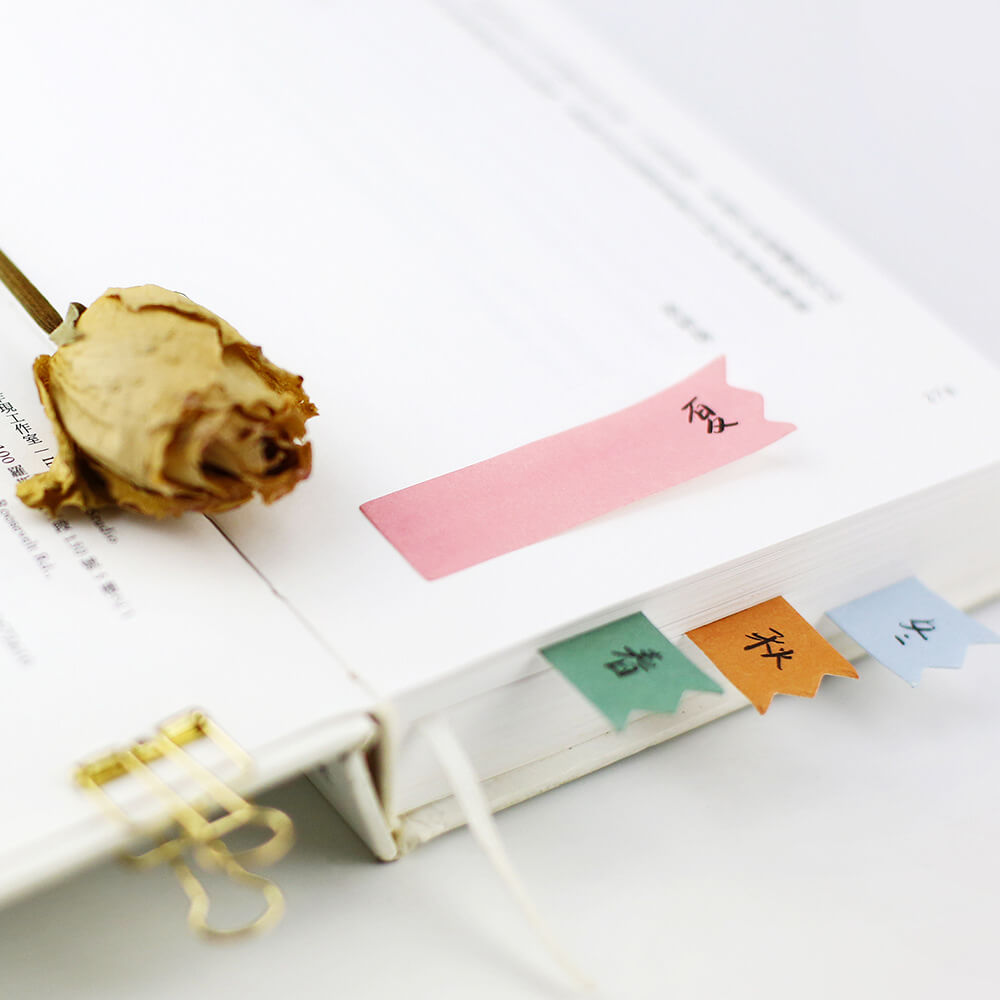 Three Fleas-Faded Color Sticky Memo-03