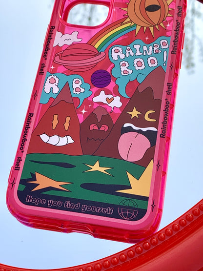 Unique Monster Couple Case-red